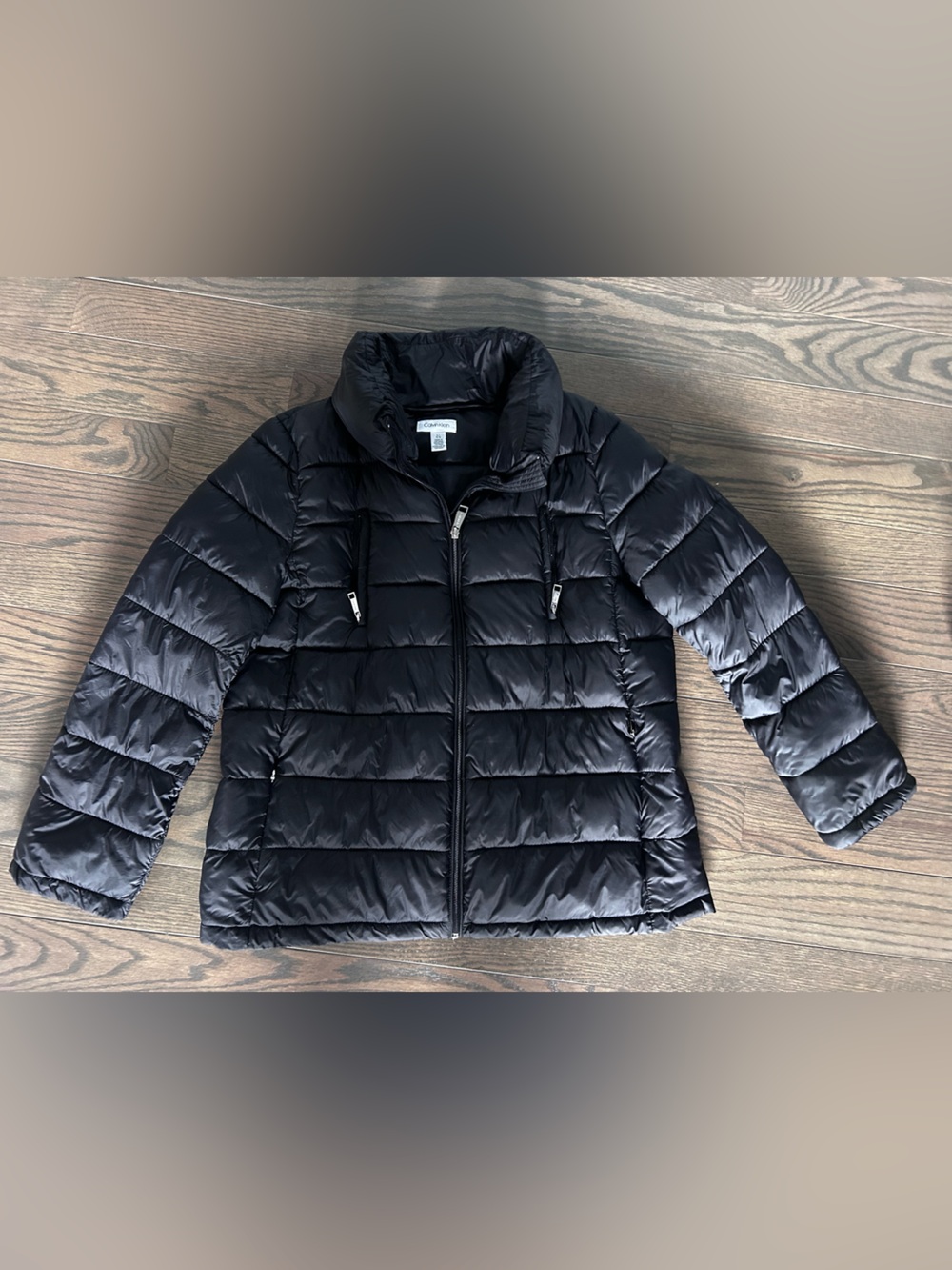Calvin Klein Women Black Quilted Puffer Jacket